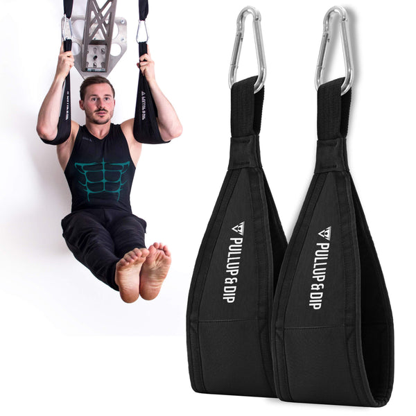 Bauchtrainingsschlaufen für Bauchmuskeltraining an Klimmzugstange und Tür Reck