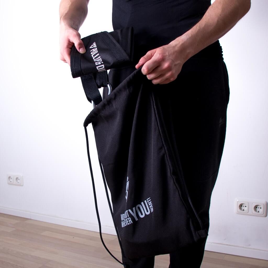 Bauchtrainingsschlaufen für Bauchmuskeltraining an Klimmzugstange und Tür Reck