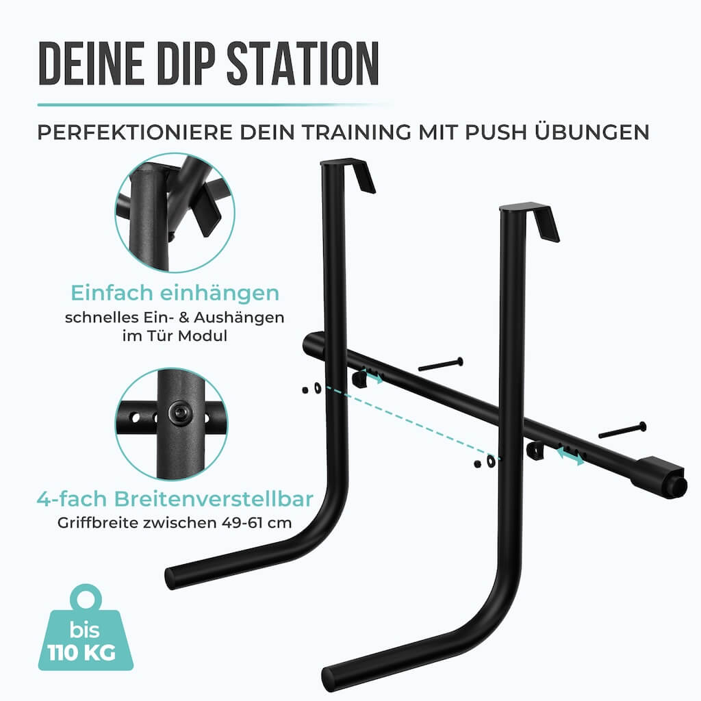 Dip Station für Tür Klimmzugstange