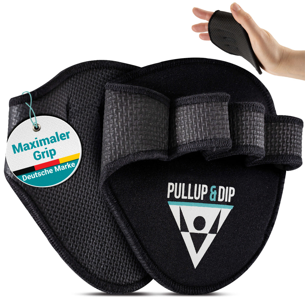Neopren Griffpads für besseren Griff bei Klimmzügen