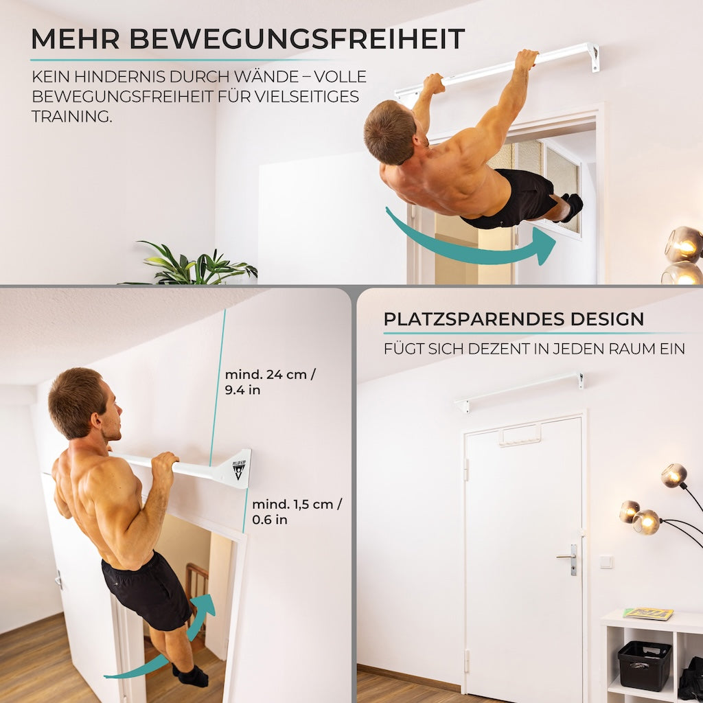 Klimmzugstange zur Wandmontage über dem Türrahmen