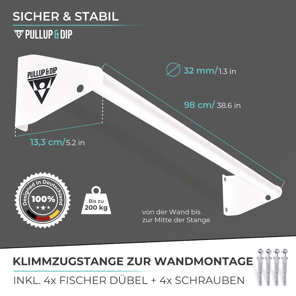 Klimmzugstange zur Wandmontage über dem Türrahmen