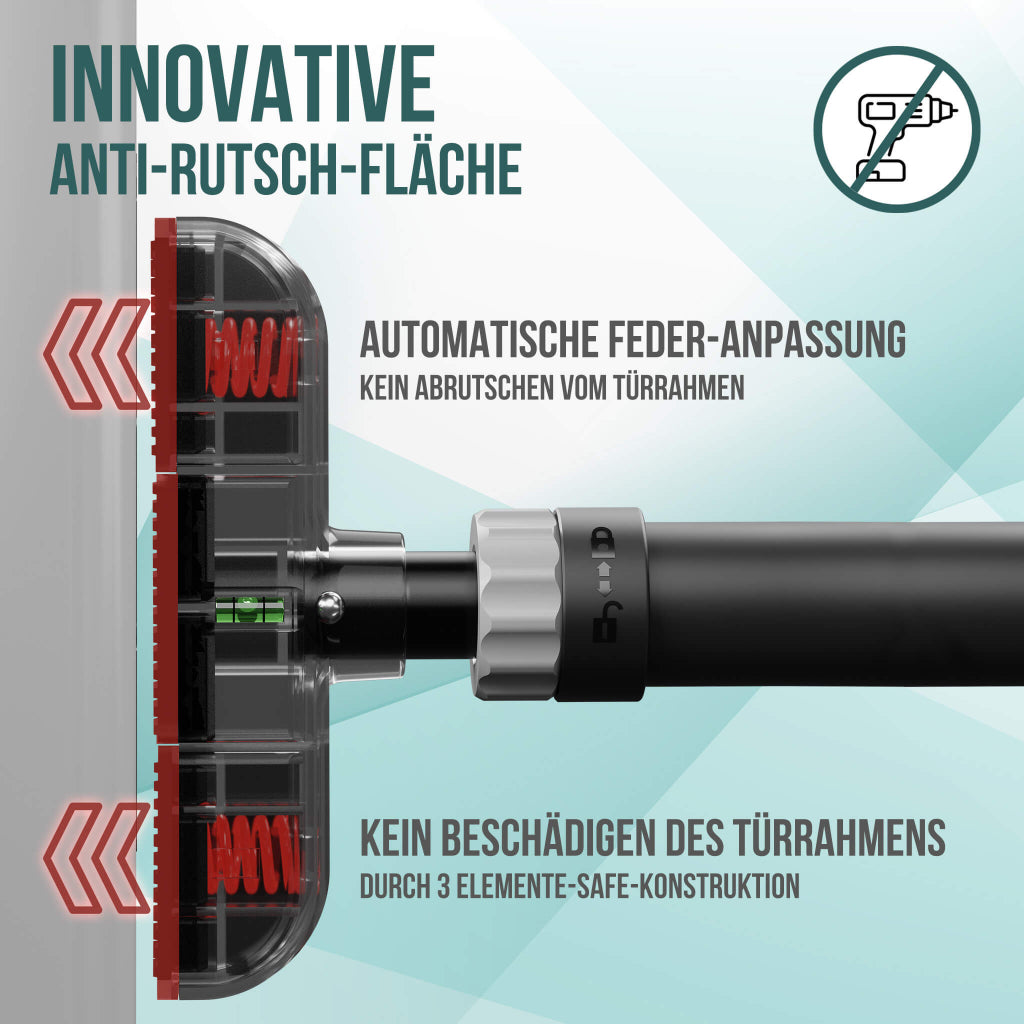 Türreck Teleskop Klimmzugstange ohne Schrauben