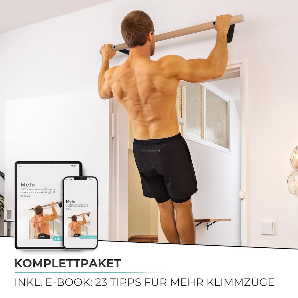 Holz Klimmzugstange zur Wandmontage über Türrahmen