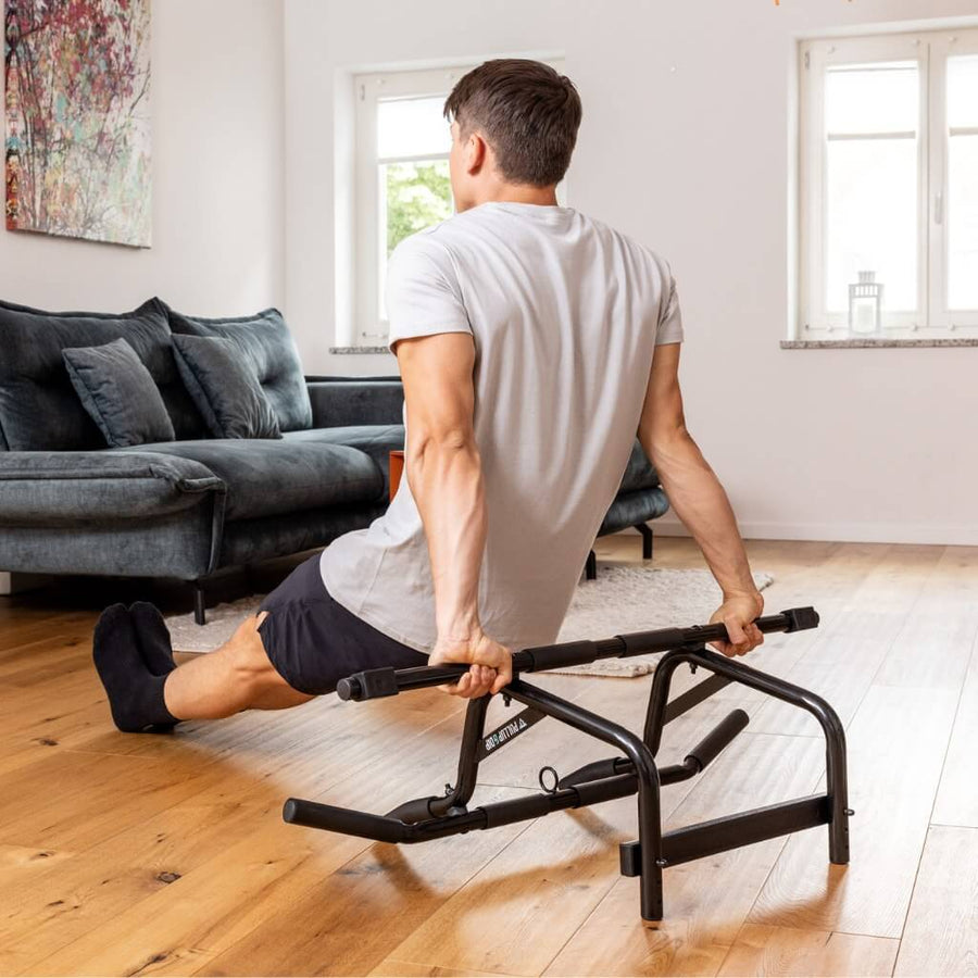 Kipika Heavy Duty Klimmzugstange – Wandmontage, 5 Griffpositionen, 180 Kg Belastung, Mit 2 Ringen Für Boxsack & Bänder, Für Rücken, Arme & Bauch Kipika Heavy Duty Klimmzugstange – Wandmontage, 5 Griffpositionen, 180 Kg Belastung, Mit 2 Ringen Für Boxsack & Bänder, Für Rücken, Arme & Bauch