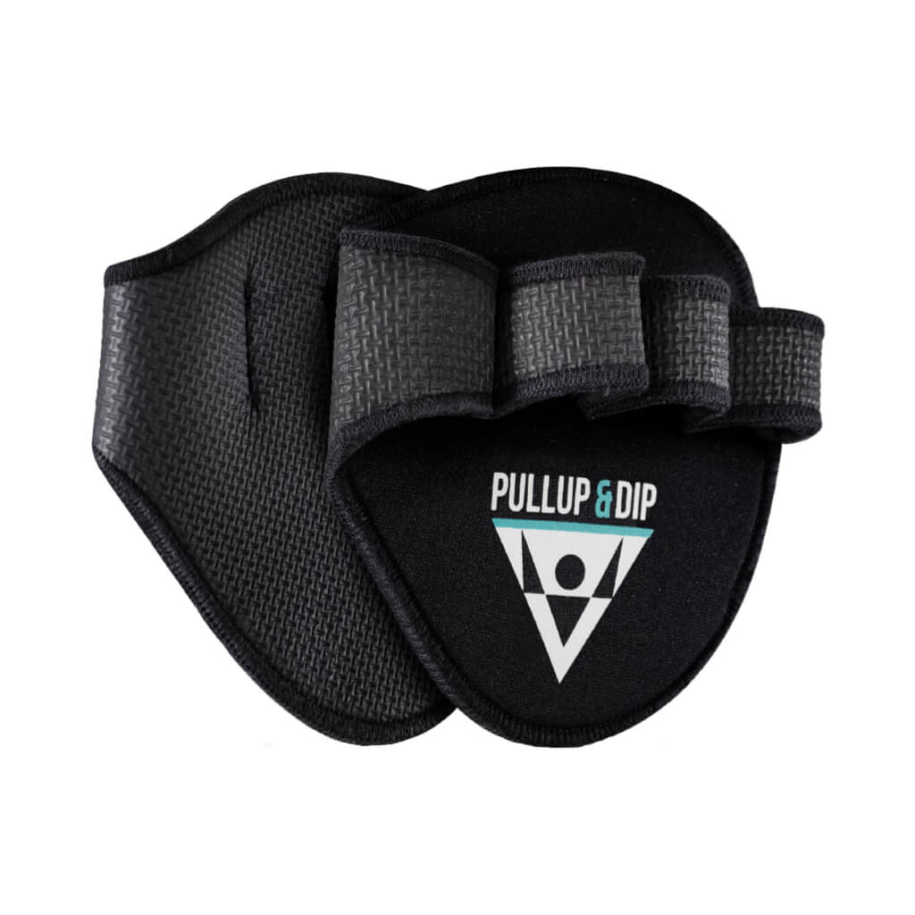 Pullup & Dip Trainingshandschuhe Griffpolster Griffpads für Klimmzüge, Fitness, Bodybuilding atmungsaktiv, Einheitsgröße, Unisex