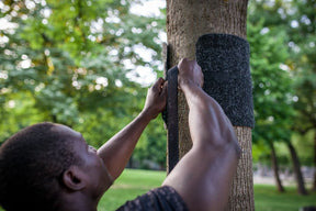 Outdoor Befestigungsset als Erweiterung für die outdoor Montage von Pullup & Dip an Baum/Pfosten