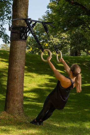 [B-Ware] Mobile Klimmzugstange und Dip-Stange für outdoor Training, 2. Wahl Ware