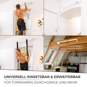 Klimmzugstange zur Wandmontage über dem Türrahmen