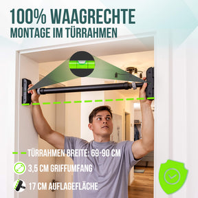 Türreck Teleskop Klimmzugstange ohne Schrauben