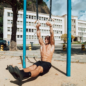 "TRINGS" Calisthenics Ringe Set mit Gurten, Türanker und Transportbeutel