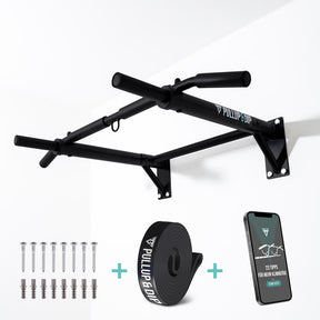 [B-Ware] Klimmzugstange Wand inkl. Klimmzug Band + Schrauben, 2. Wahl Ware
