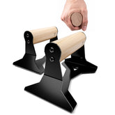 Liegestützgriffe aus Holz mit ergonomischem Griff, Push-up bars für Liegestütze und Handstand