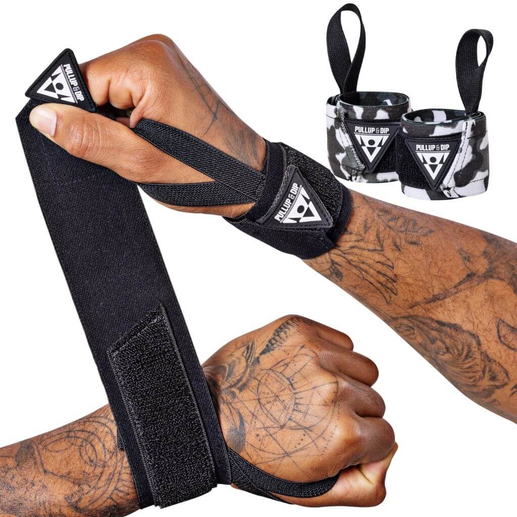 Pullup & Dip Handgelenkschutz Wrist Wraps Handgelenk Bandagen für Fitness, Calisthenics